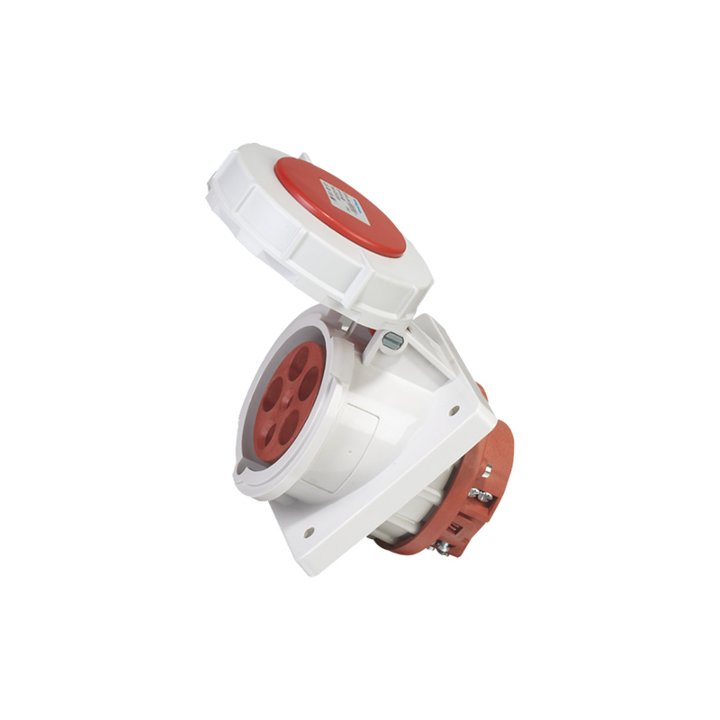 IP67 Industrial Plug Connectors Angle Wall Mounted