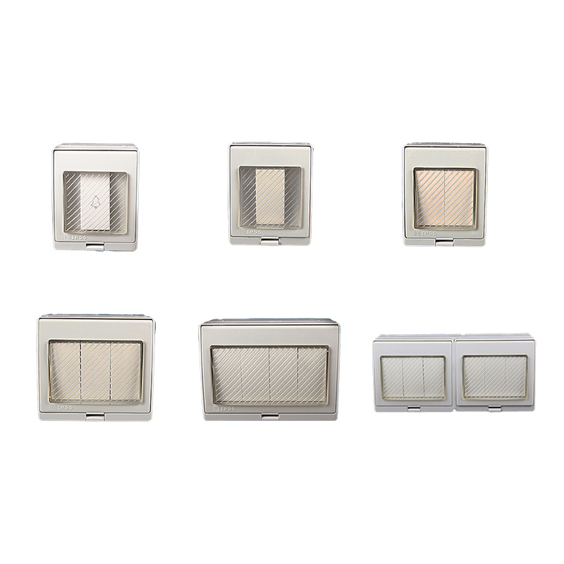IP55 Wall Mount Doorbell Weatherproof Outdoor Light Switch