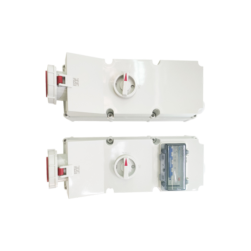 IP67 5 Pin Industrial Plug And Socket With Distribution Box