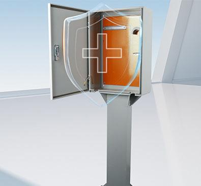 Security by enclosure