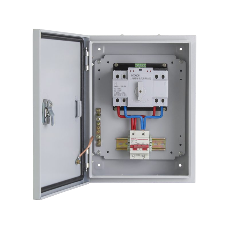 Dual power switching box