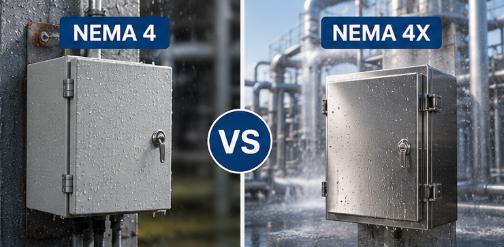 NEMA 4 vs NEMA 4X: What’s the Difference and Which Enclosure Should You Choose?
