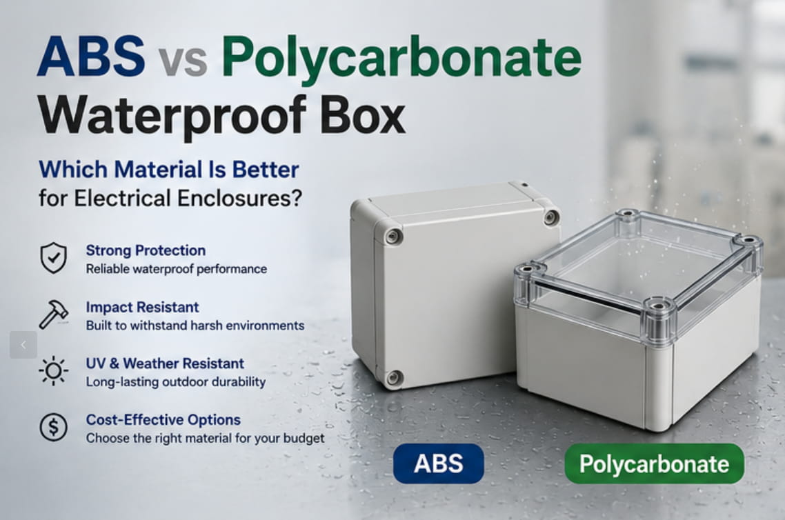 ABS vs Polycarbonate Waterproof Box: Which Material Is Better for Electrical Enclosures?