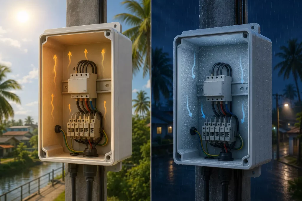 How to Prevent Condensation in Outdoor Electrical Enclosures in Southeast Asia